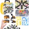 Zestaw Pojazdy Budowlane W Walizce Na Kółkach Miasteczko Plansza Puzzle