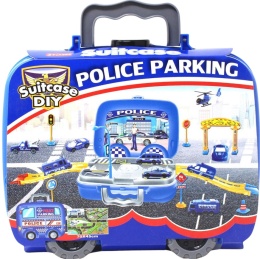 Zestaw Policyjny Policja Walizka Pojazdy Mapa Tor Parking Znaki 22Ele
