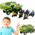Zestaw Szkielet Dinozaura Interaktywny Transporter Quad Motor Auto Samochód