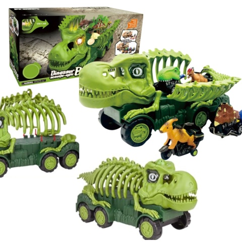Zestaw Szkielet Dinozaura Interaktywny Transporter Quad Motor Auto Samochód Zestaw Szkielet Dinozaura Interaktywny Transporter Quad Motor Auto Samochód