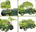 Zestaw Szkielet Dinozaura Interaktywny Transporter Quad Motor Auto Samochód