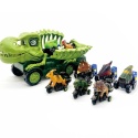 Zestaw Szkielet Dinozaura Interaktywny Transporter Quad Motor Auto Samochód