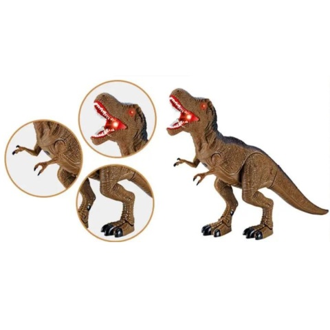 Dinozaur Interaktywny Zdalnie Sterowany Światło Dźwięk Chodzi Ryczy Duży RC Dinozaur Interaktywny Zdalnie Sterowany Światło Dźwięk Chodzi Ryczy Duży RC