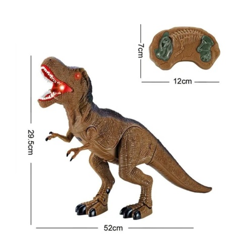 Dinozaur Interaktywny Zdalnie Sterowany Światło Dźwięk Chodzi Ryczy Duży RC Dinozaur Interaktywny Zdalnie Sterowany Światło Dźwięk Chodzi Ryczy Duży RC