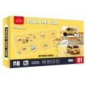 Duży Tor Samochodowy Puzzle Układanka Autobus Znaki Drogowe Labirynt Zestaw