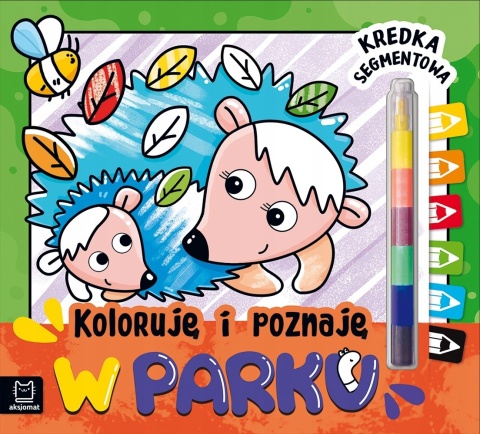 Edukacyjna kolorowanka W parku kredka segmentowa idealna dla przedszkolaków Edukacyjna kolorowanka W parku kredka segmentowa idealna dla przedszkolaków