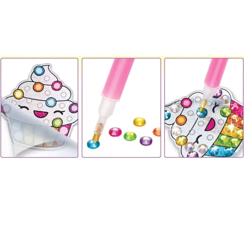 Haft Diamentowy Wyklejanka Dla Dzieci Malowanie Diamentami Mozaika 5D Haft Diamentowy Wyklejanka Dla Dzieci Malowanie Diamentami Mozaika 5D
