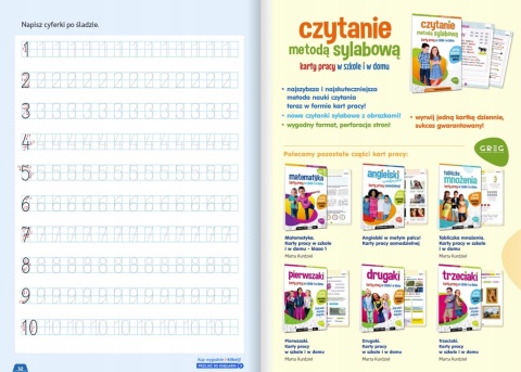 Kaligrafia klasy 1-3 zeszyt ćwiczeń do nauki pisania liter i cyfr Kaligrafia klasy 1-3 zeszyt ćwiczeń do nauki pisania liter i cyfr