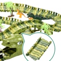 Mega Tor Wyścigowy XXXL Dinozaur Dino Park Figurki Trex Autko Pętla Akcesor