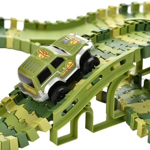 Mega Tor Wyścigowy XXXL Dinozaur Dino Park Figurki Trex Autko Pętla Akcesor Mega Tor Wyścigowy XXXL Dinozaur Dino Park Figurki Trex Autko Pętla Akcesor