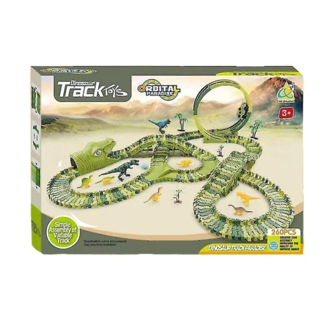 Mega Tor Wyścigowy XXXL Dinozaur Dino Park Figurki Trex Autko Pętla Akcesor Mega Tor Wyścigowy XXXL Dinozaur Dino Park Figurki Trex Autko Pętla Akcesor