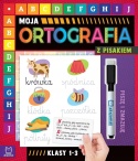 Ortografia dla dzieci książka z pisakiem do pisania i zmazywania klasy 1-3