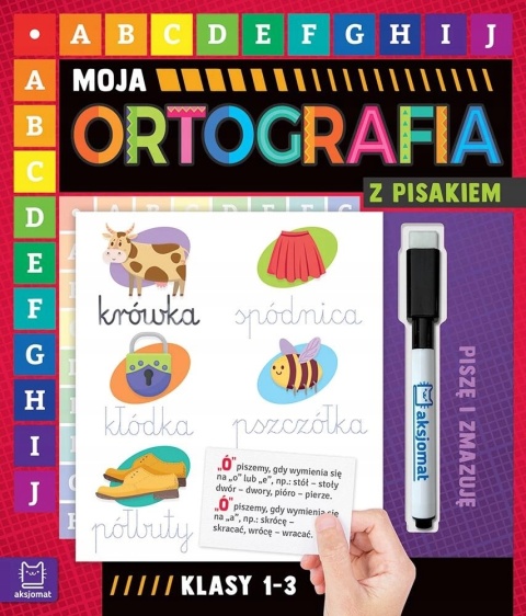 Ortografia dla dzieci książka z pisakiem do pisania i zmazywania klasy 1-3 Ortografia dla dzieci książka z pisakiem do pisania i zmazywania klasy 1-3