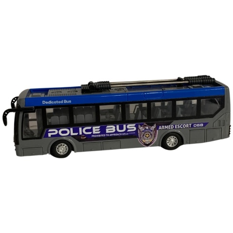 TROLEJBUS POLICYJNY ZDALNIE STEROWANY KOMUNIKACJA MIEJSKA EFEKTY ŚWIETLNE TROLEJBUS POLICYJNY ZDALNIE STEROWANY KOMUNIKACJA MIEJSKA EFEKTY ŚWIETLNE