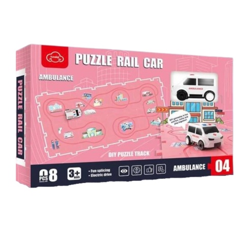 Tor Przeszkód Interaktywny Puzzle Układanka Ambulans Znaki Drogowe Labirynt Tor Przeszkód Interaktywny Puzzle Układanka Ambulans Znaki Drogowe Labirynt