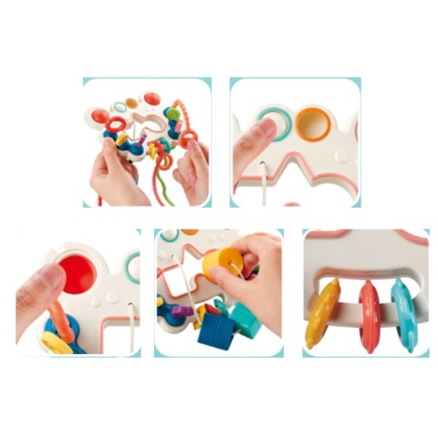 ZABAWKA SENSORYCZNA MONTESSORI GRYZAK DLA NIEMOWLĄT SILIKONOWA KOLORY KRAB ZABAWKA SENSORYCZNA MONTESSORI GRYZAK DLA NIEMOWLĄT SILIKONOWA KOLORY KRAB
