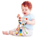 ZABAWKA SENSORYCZNA MONTESSORI GRYZAK DLA NIEMOWLĄT SILIKONOWA KOLORY KRAB