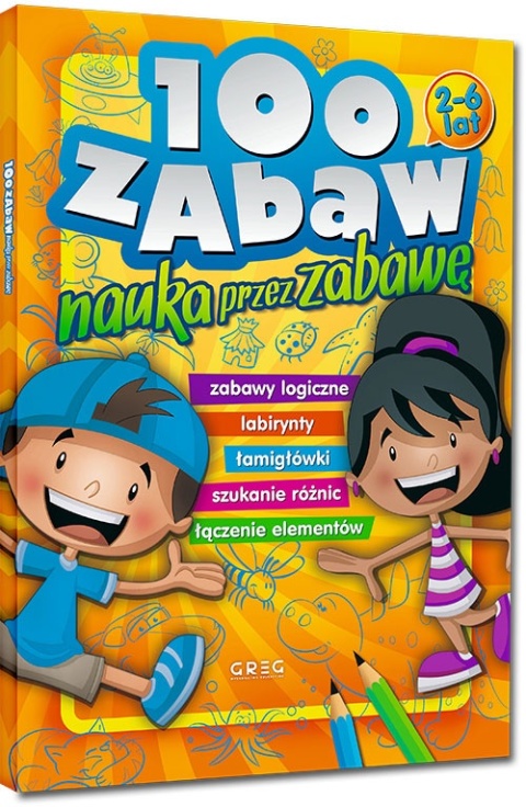 100 zabaw dla dzieci łamigłówki labirynty zadania Książeczka Edukacyjna 100 zabaw dla dzieci łamigłówki labirynty zadania Książeczka Edukacyjna