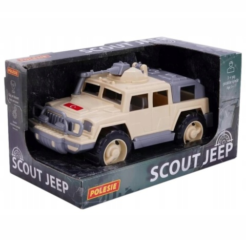 Auto wojskowe pojazd terenowy z ruchomym karabinem maszynowym Polesie