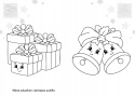 Brzdące kolorują Mikołaj świąteczna kolorowanka dla dzieci z naklejkami
