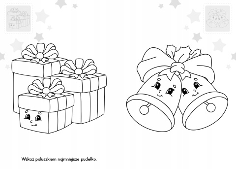 Brzdące kolorują Mikołaj świąteczna kolorowanka dla dzieci z naklejkami