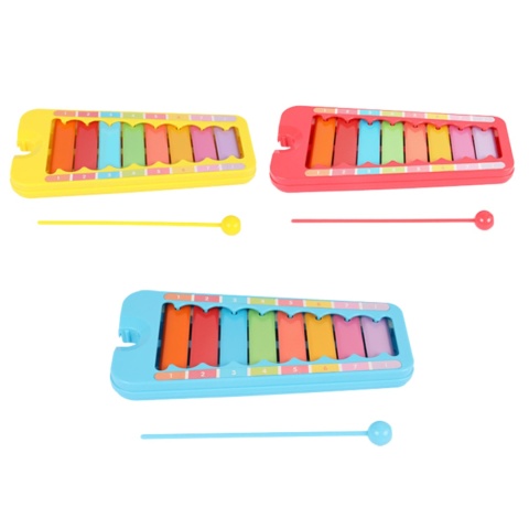 Cymbałki Różnokolorowe Klawisze Pałeczka Nauka Kolorów Liczb Instrument Cymbałki Różnokolorowe Klawisze Pałeczka Nauka Kolorów Liczb Instrument
