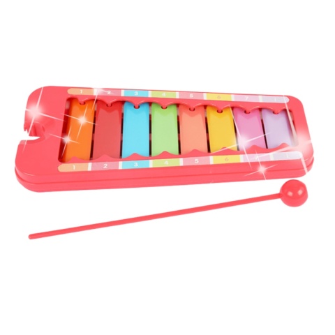 Cymbałki Różnokolorowe Klawisze Pałeczka Nauka Kolorów Liczb Instrument Cymbałki Różnokolorowe Klawisze Pałeczka Nauka Kolorów Liczb Instrument