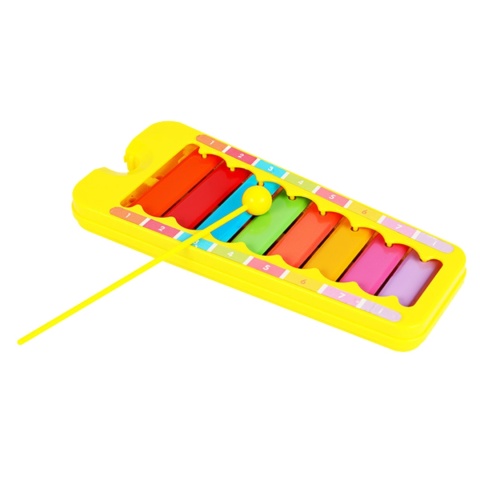 Cymbałki Różnokolorowe Klawisze Pałeczka Nauka Kolorów Liczb Instrument Cymbałki Różnokolorowe Klawisze Pałeczka Nauka Kolorów Liczb Instrument