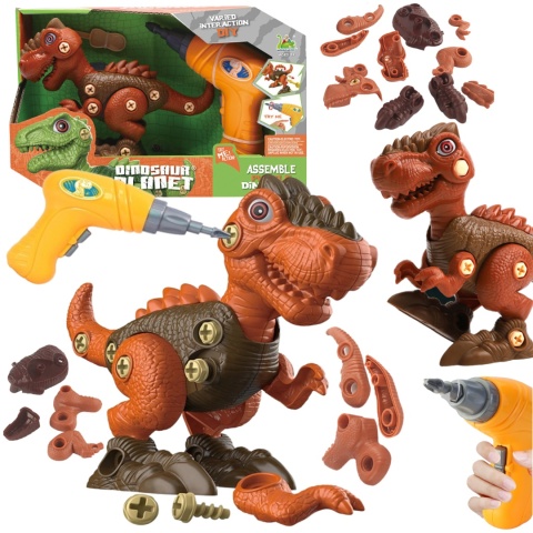 Dinozaur Do Skręcania Z Wkrętarką Zestaw Małego Majsterkowicza Zrób To Sam Dinozaur Do Skręcania Z Wkrętarką Zestaw Małego Majsterkowicza Zrób To Sam