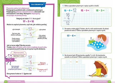 Dodawanie i odejmowanie książka edukacyjna dla dzieci zadania matematyczne Dodawanie i odejmowanie książka edukacyjna dla dzieci zadania matematyczne