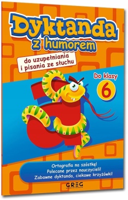 Dyktanda z humorem do klasy 6 ćwiczenia ortograficzne dla dzieci Greg