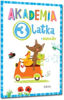 Edukacyjna książeczka Akademia 3-latka zadania ćwiczenia dla najmłodszych