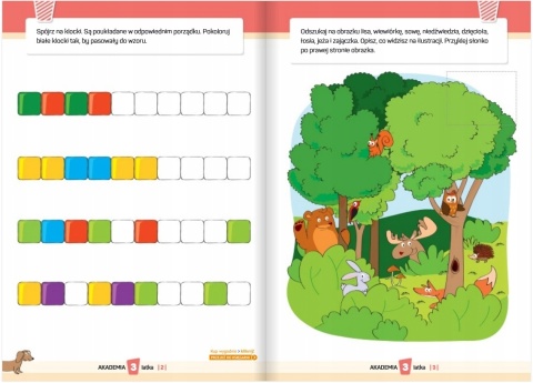 Edukacyjna książeczka Akademia 3-latka zadania ćwiczenia dla najmłodszych Edukacyjna książeczka Akademia 3-latka zadania ćwiczenia dla najmłodszych