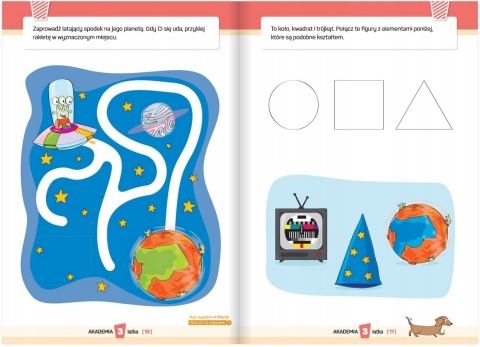 Edukacyjna książeczka Akademia 3-latka zadania ćwiczenia dla najmłodszych Edukacyjna książeczka Akademia 3-latka zadania ćwiczenia dla najmłodszych