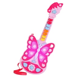 Gitara Interaktywna Dla Dzieci Instrument Muzyczny Dźwięk Światło