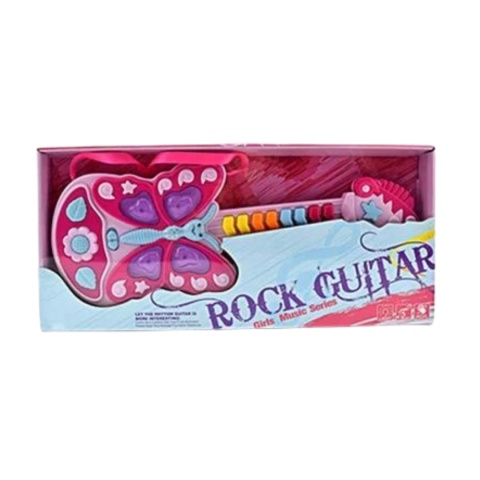 Gitara Interaktywna Dla Dzieci Instrument Muzyczny Dźwięk Światło Gitara Interaktywna Dla Dzieci Instrument Muzyczny Dźwięk Światło