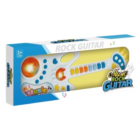 Gitara Interaktywna Dla Dzieci Instrument Muzyczny Efekty Świetlne Muzyka Gitara Interaktywna Dla Dzieci Instrument Muzyczny Efekty Świetlne Muzyka