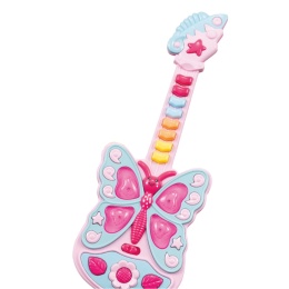Gitara Interaktywna Dla Dzieci Motylek Efekty Świetlne Instrument Muzyczny
