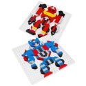Gra Logiczna Układanka Karty Montessori Tangram Puzzle Klocki Mozaika 420el
