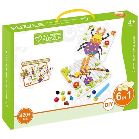 Gra Logiczna Układanka Karty Montessori Tangram Puzzle Klocki Mozaika 420el Gra Logiczna Układanka Karty Montessori Tangram Puzzle Klocki Mozaika 420el