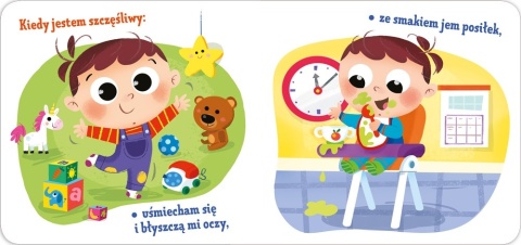 Kiedy jestem szczęśliwy książeczka o emocjach dla malucha Aksjomat Kiedy jestem szczęśliwy książeczka o emocjach dla malucha Aksjomat