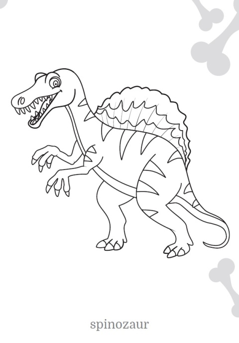 Kolorowanka Maluszkowe malowanie dinozaury do kolorowania dla najmłodszych