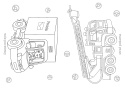 Kolorowanka dla maluchów Pojazdy w mieście seria Maluszkowe Malowanie