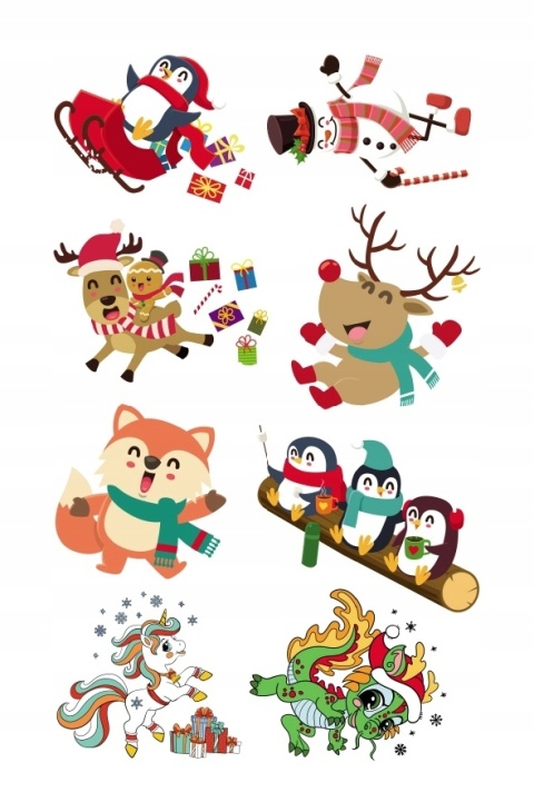 Kolorowanka z tatuażami Magia świąt świąteczna malowanka dla dzieci Skrzat