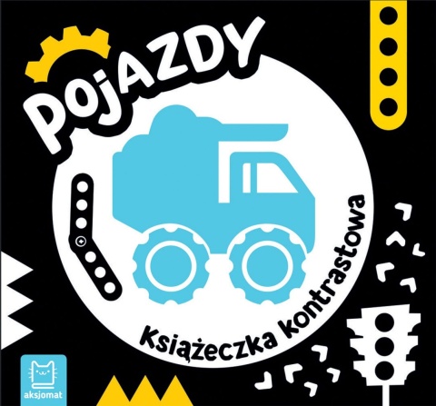 Kontrastowa książeczka dla niemowląt Pojazdy rozwój wzroku i percepcji