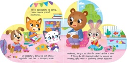 Książeczka kartonowa o emocjach Mała Kizia jest smutna Aksjomat dla dzieci