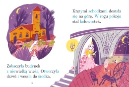 Książka do nauki czytania z dużymi literami Śpiąca Królewna Czytanka