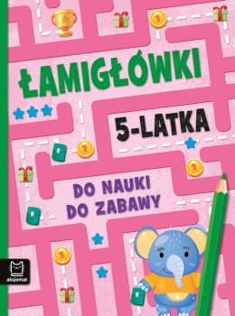 Łamigłówki 5-latka Do nauki do zabawy Książeczka edukacyjna Aksjomat