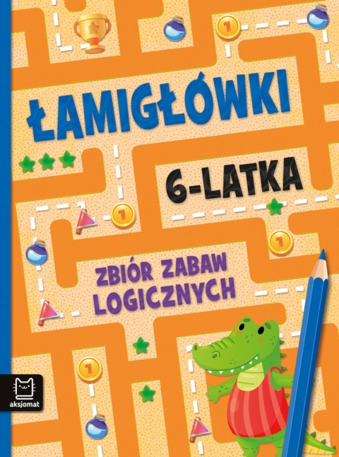 Łamigłówki Zestaw 3 książek dla dzieci 5-latka i 6-latka, nauka i zabawa Łamigłówki Zestaw 3 książek dla dzieci 5-latka i 6-latka, nauka i zabawa