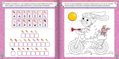 Łamigłówki i zadania 6-latka książeczka edukacyjna labirynty krzyżówki Łamigłówki i zadania 6-latka książeczka edukacyjna labirynty krzyżówki